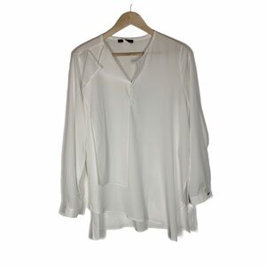 Crea concept | v neck draped blouse top